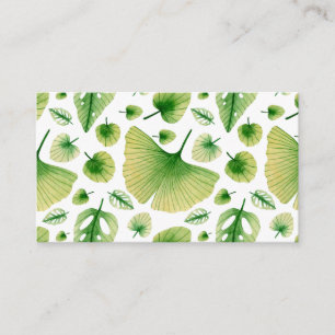 Abstrakt Tropical Art Visitkort