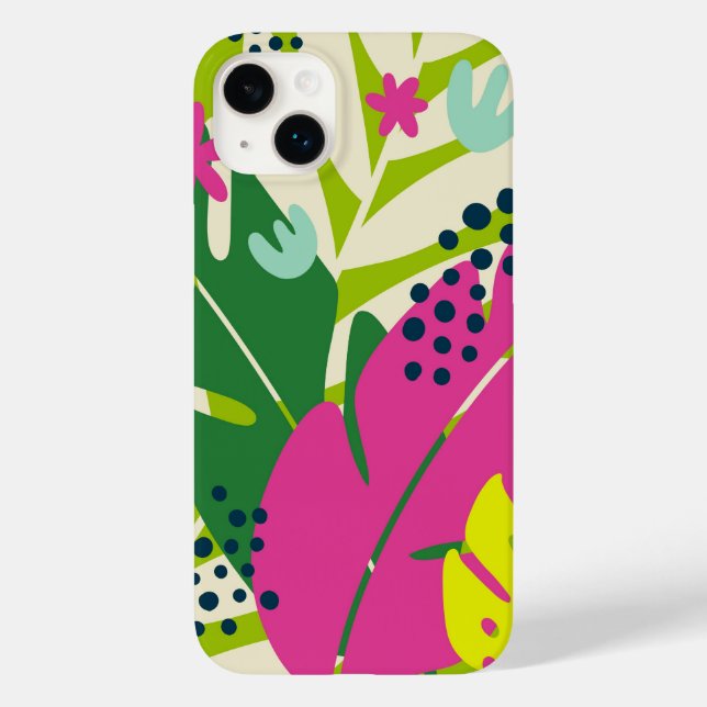 Abstrakt Tropical Fodral-Mate iphone case (Baksida)