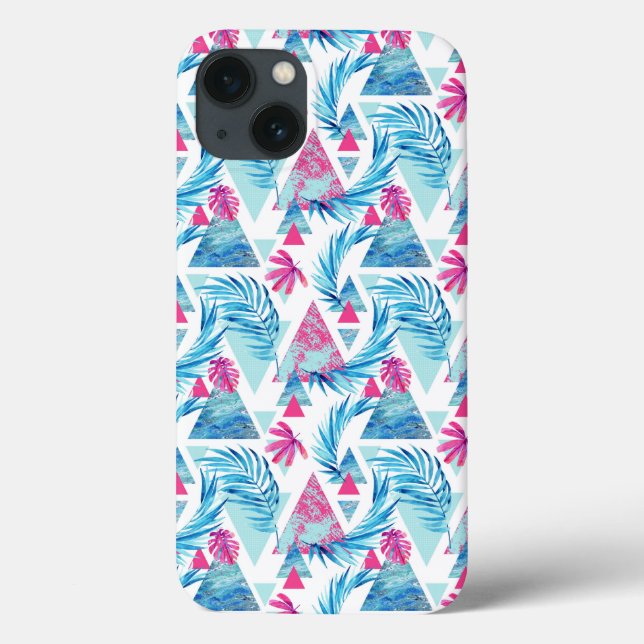 Abstrakt Tropical Löv Mönster (Baksida)