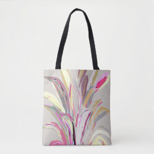 Abstrakt Tropical Plant Vector Art Stil Tygkasse
