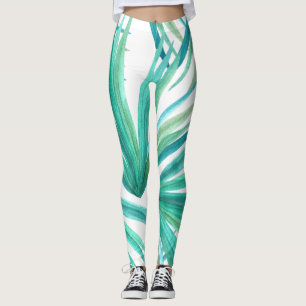 Abstrakt Tropiska konst Leggings