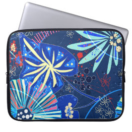 Abstrakt tropiska laptop fodral