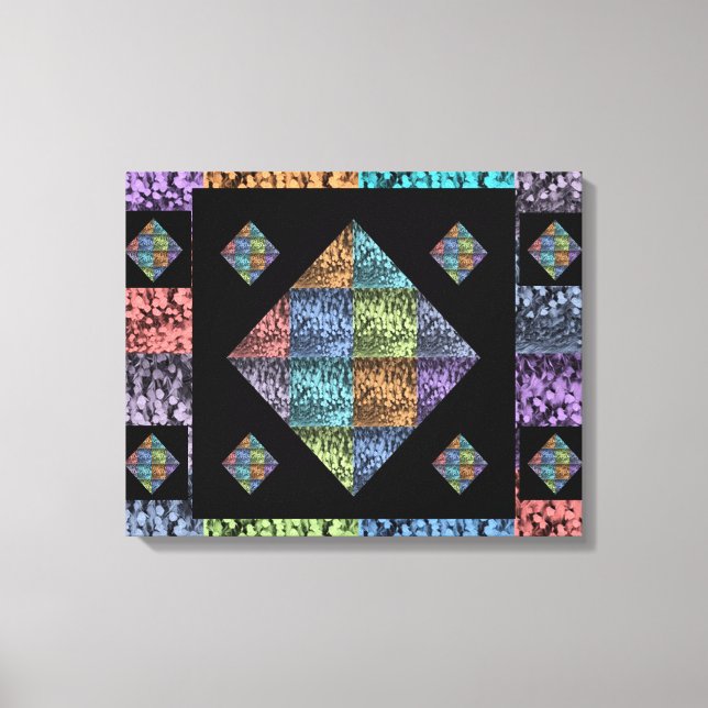 Abstrakt Tulip Canvas Art med flera Färgader (20 x (Framsida)