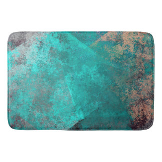 abstrakt turkos teal grunge struktur badrumsmatta