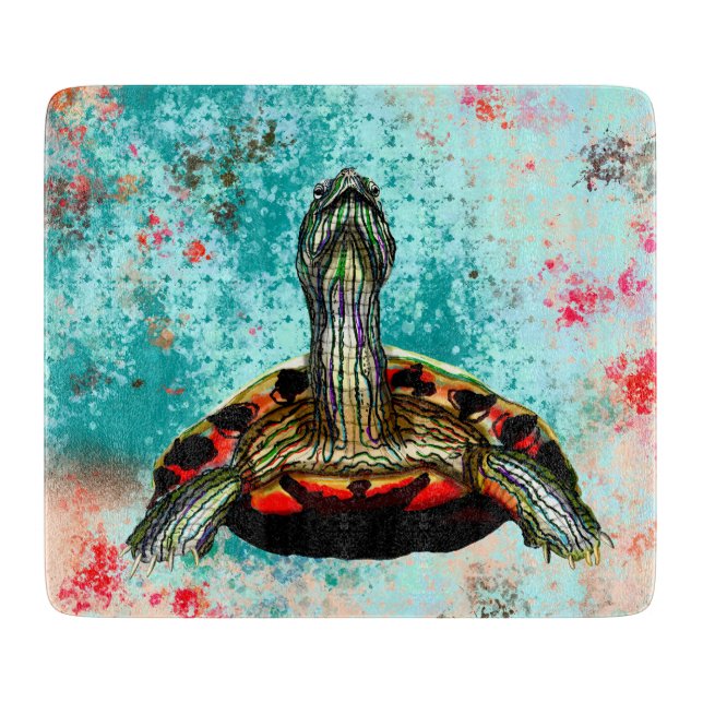 Abstrakt Turtle Artwork (Framsidan)