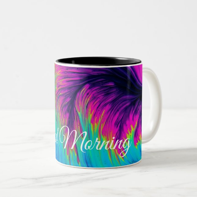 Abstrakt Två-Tonad Mugg (Framsida höger)