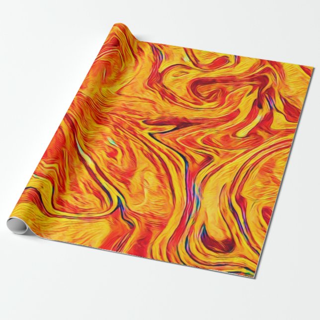 Abstrakt twirl vinkarare struktur bakgrond. Bright Presentpapper (Utrullad)