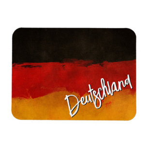 Abstrakt Tyska Flagga Magnet