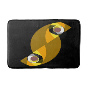 ABSTRAKT UGGLA BADRUMSMATTA