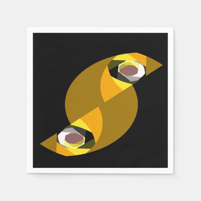 ABSTRAKT UGGLA PAPPERSSERVETT (Framsidan)