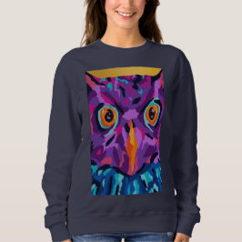 Abstrakt uggla t shirt