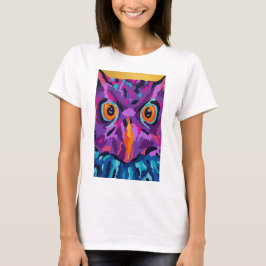 Abstrakt uggla t shirt