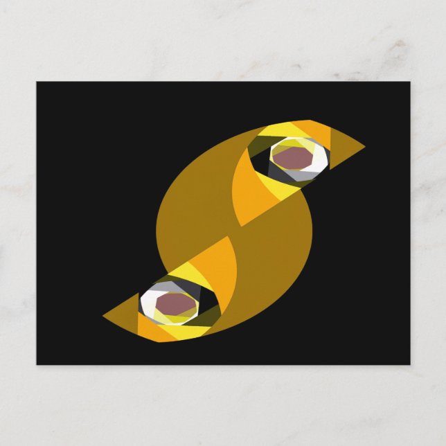 ABSTRAKT UGGLA VYKORT (Framsida)