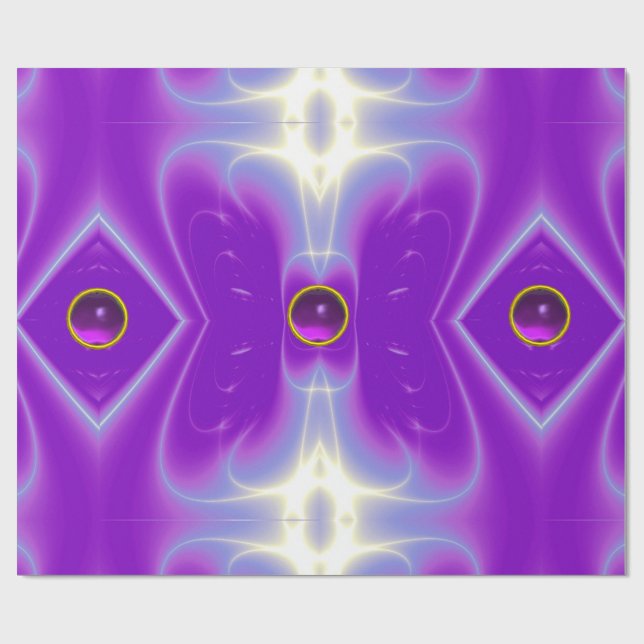 ABSTRAKT ULTRA VIOLET LILA LIGHT VINKAR,SVAROR PRESENTPAPPER (Platt)