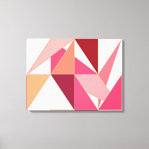 Abstrakt under mitten av århundradet, Triangles - Canvastryck
