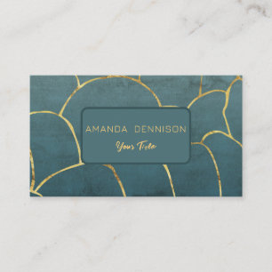 Abstrakt under vatten visitkort