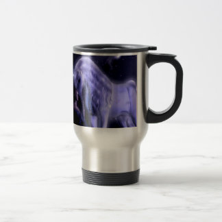 Abstrakt Unicorn för fantasiPuple fe Resemugg