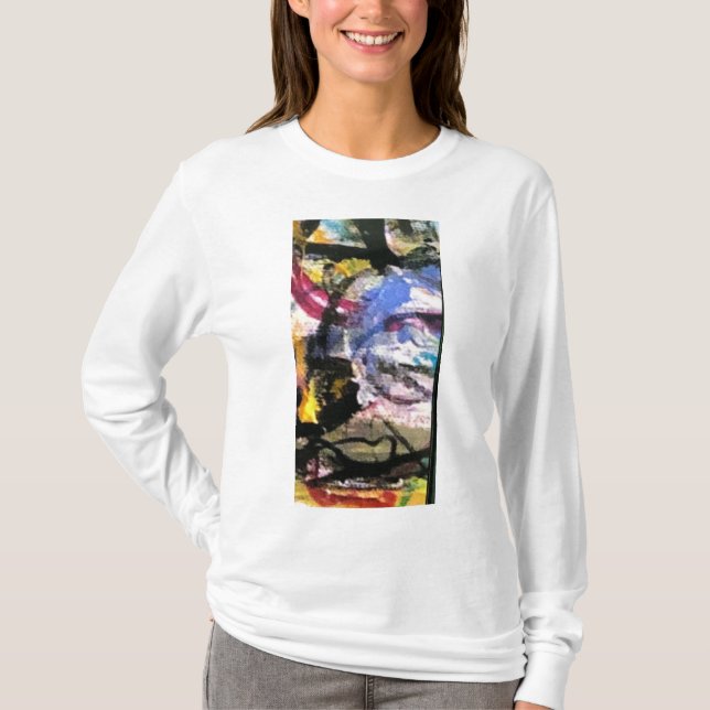 Abstrakt Unicorn Glump Jeff Hankamer Artjunkhaus T Shirt (Framsida)