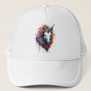 Abstrakt Unicorn Stänk Keps