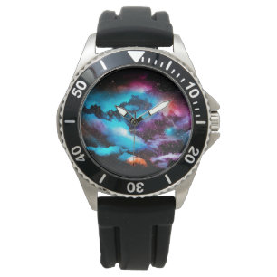 Abstrakt Universe Art Watch Armbandsur