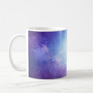 Abstrakt universum rökstjärnor kaffemugg