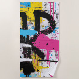 Abstrakt Urban Graffiti Splash Art