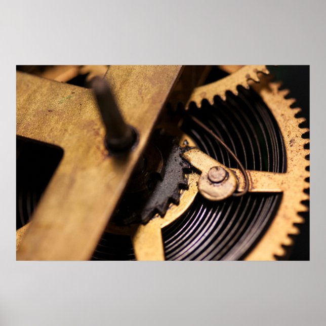 Abstrakt urverk poster (Framsidan)