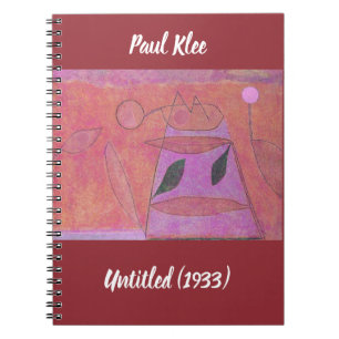 Abstrakt utan titlar Paul Klee Painting Anteckningsbok