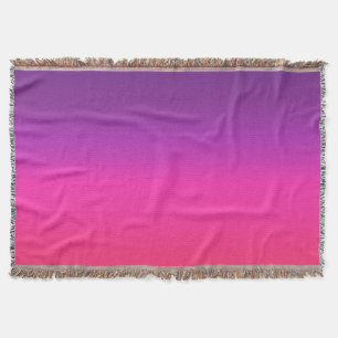 Abstrakt utformning av Neon Lila och rosa Combre Filt