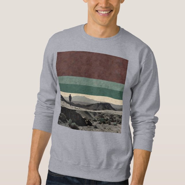 Abstrakt utformning, Natur - Tema Sweatshirt (Framsida)