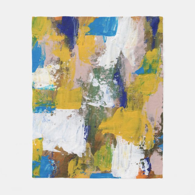 Abstrakt uttryck #11 av Michael Moffa Fleecefilt (Framsidan)