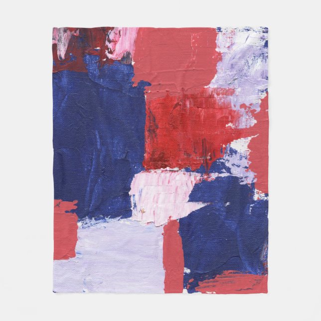 Abstrakt uttryck #1 av Michael Moffa Fleecefilt (Framsidan)