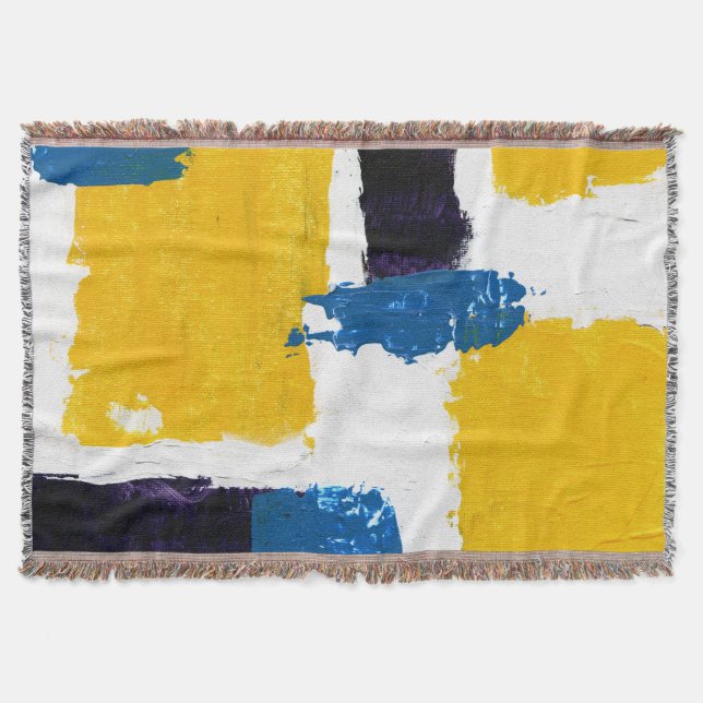 Abstrakt uttryck #2 av Michael Moffa Filt (Framsidan)