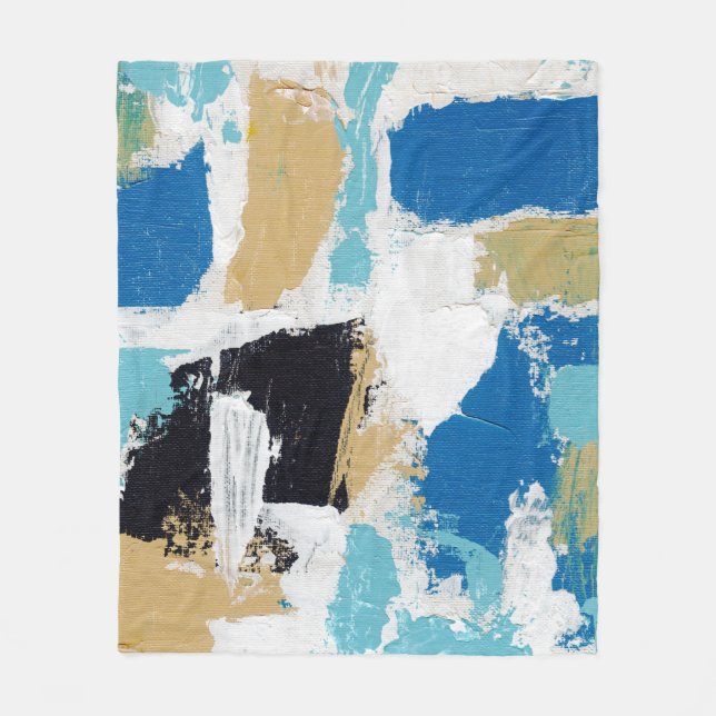 Abstrakt uttryck #6 av Michael Moffa Fleecefilt (Framsidan)