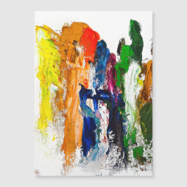 Abstrakt Uttryck för Figurer i Rörelse