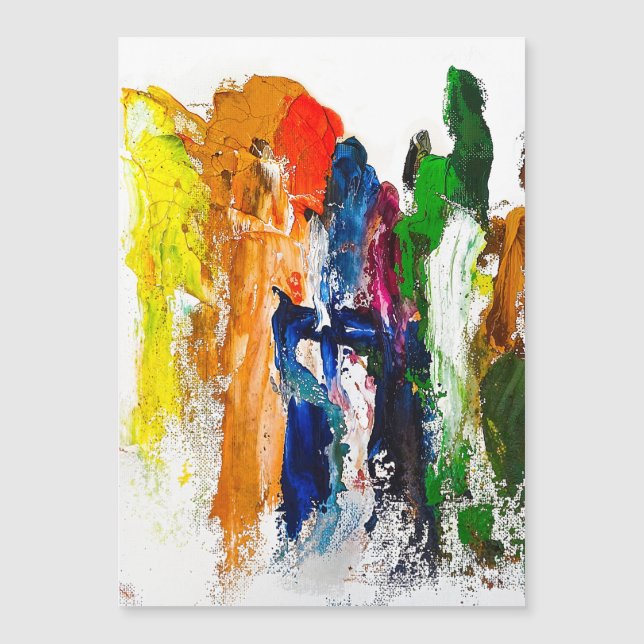 Abstrakt Uttryck för Figurer i Rörelse (Framsida)