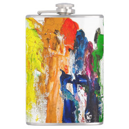 Abstrakt Uttryck för Figurer i Rörelse Fickplunta