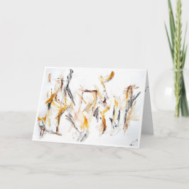 Abstrakt Uttryck "Kind Reminders"-kort Kort