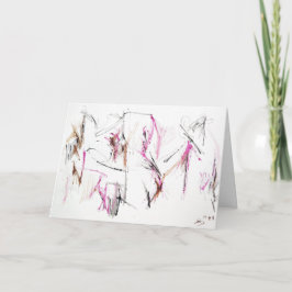 Abstrakt Uttryck "ljus för Kärlek"-kort Kort