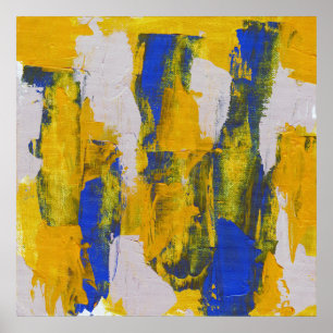 Abstrakt Uttryck nr 10 av Michael Moffa Poster