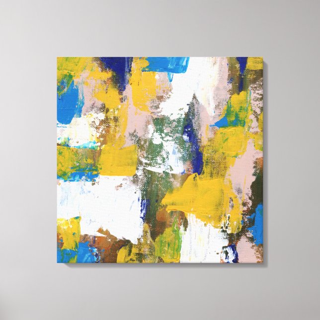 Abstrakt Uttryck nr 11 av Michael Moffa Canvastryck (Framsida)