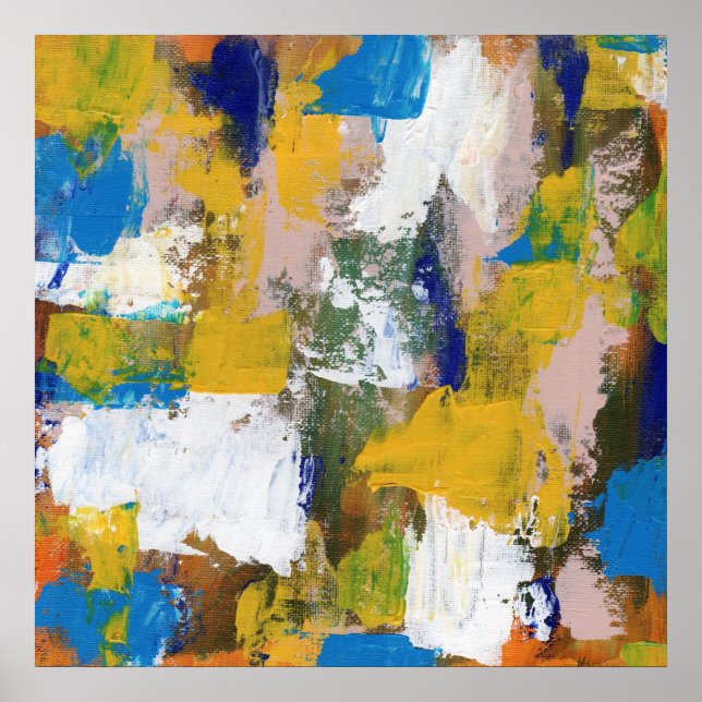 Abstrakt Uttryck nr 11 av Michael Moffa Poster (Framsidan)