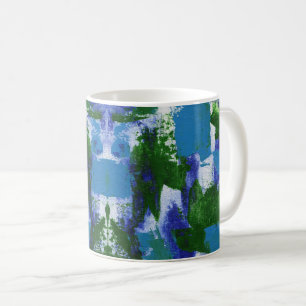Abstrakt Uttrycket nr 4 av Michael Moffa Kaffemugg