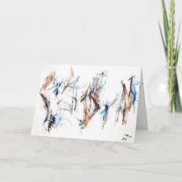 Abstrakt Uttryckskort "Heartfilt Moments" Kort