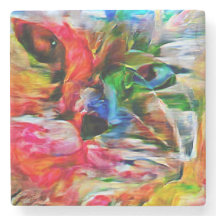 Abstrakt: Uttryckssymbol för kattutskrift"