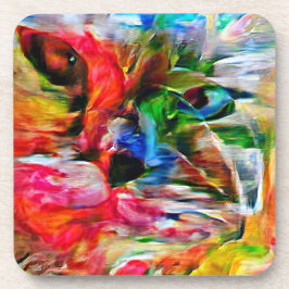 Abstrakt: Uttryckssymbol för kattutskrift" Underlägg