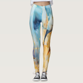 Abstrakt Vackra moderna designlagar Leggings