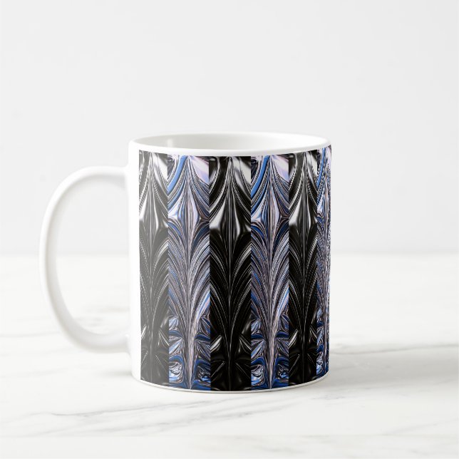 Abstrakt Våg Mugg (Vänster)