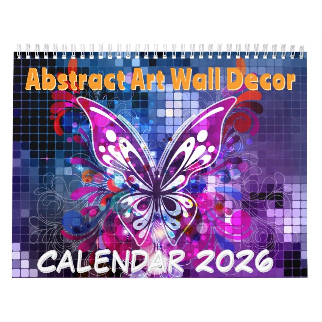 Abstrakt Väggdekor - 2026 Kalender (Omslag)
