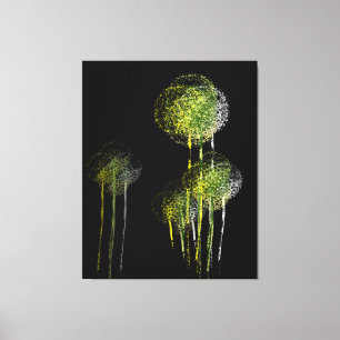 Abstrakt Vår Flower Träd #3 Canvastryck